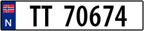Truck License Plate